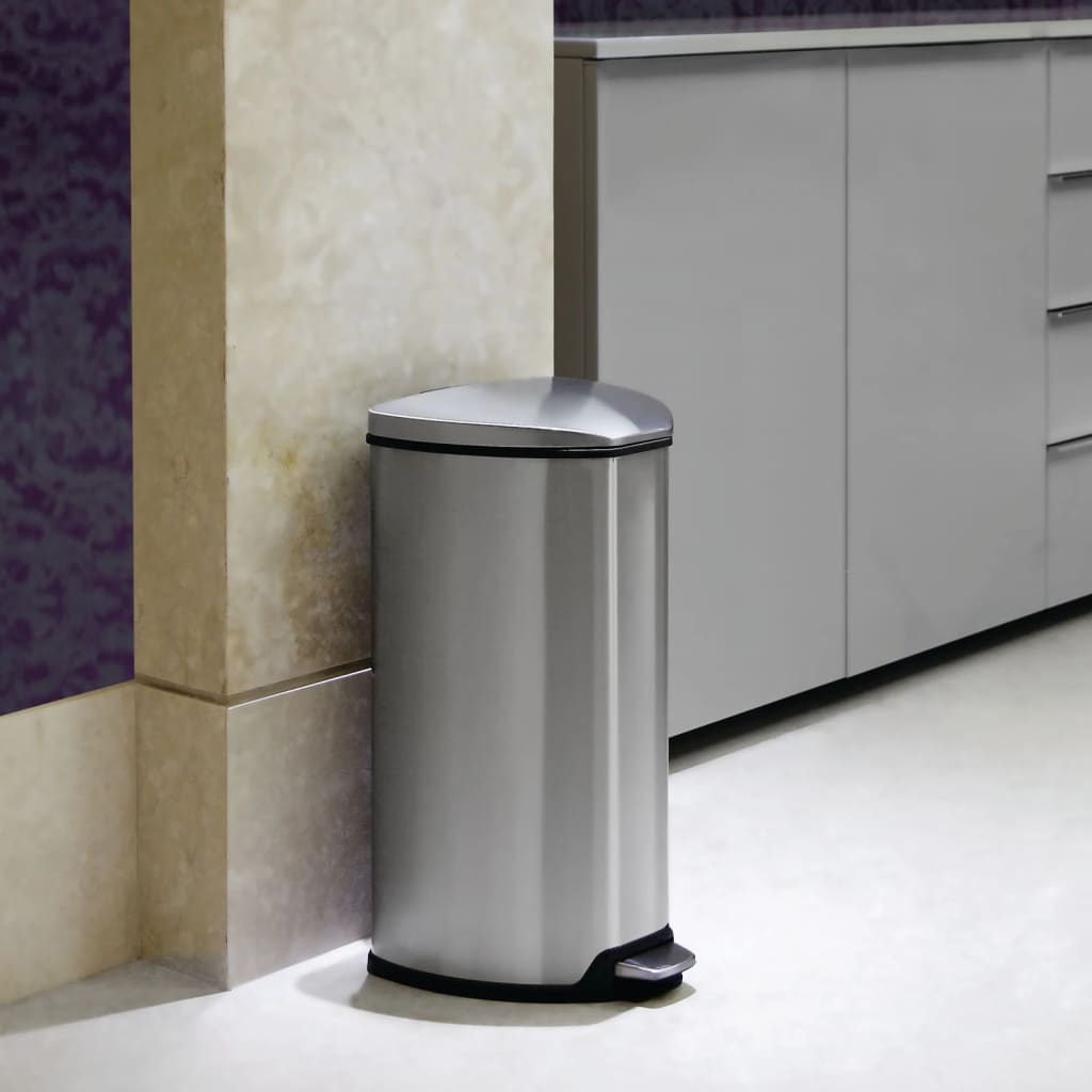 Pedal Bin Grace 35 L Matt Silver