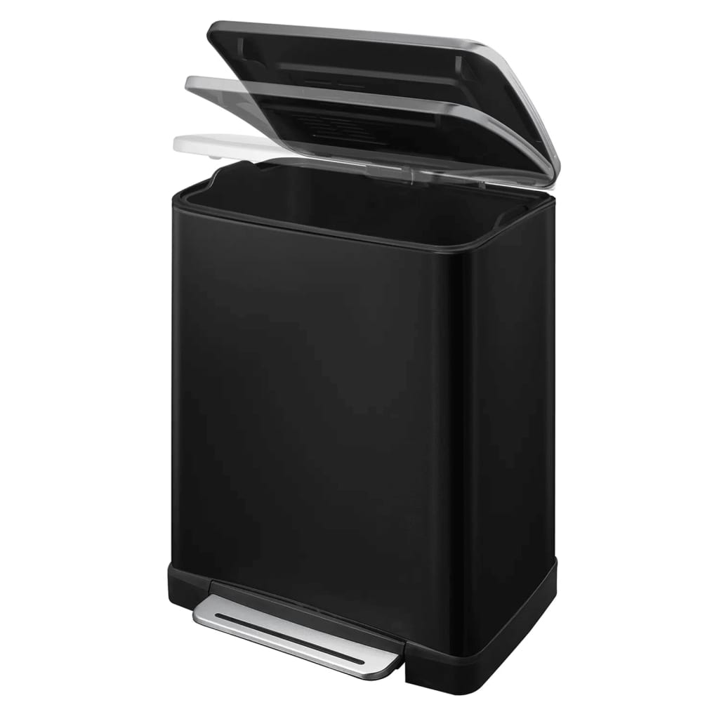 Pedal Bin E-Cube 50 L Matt Black