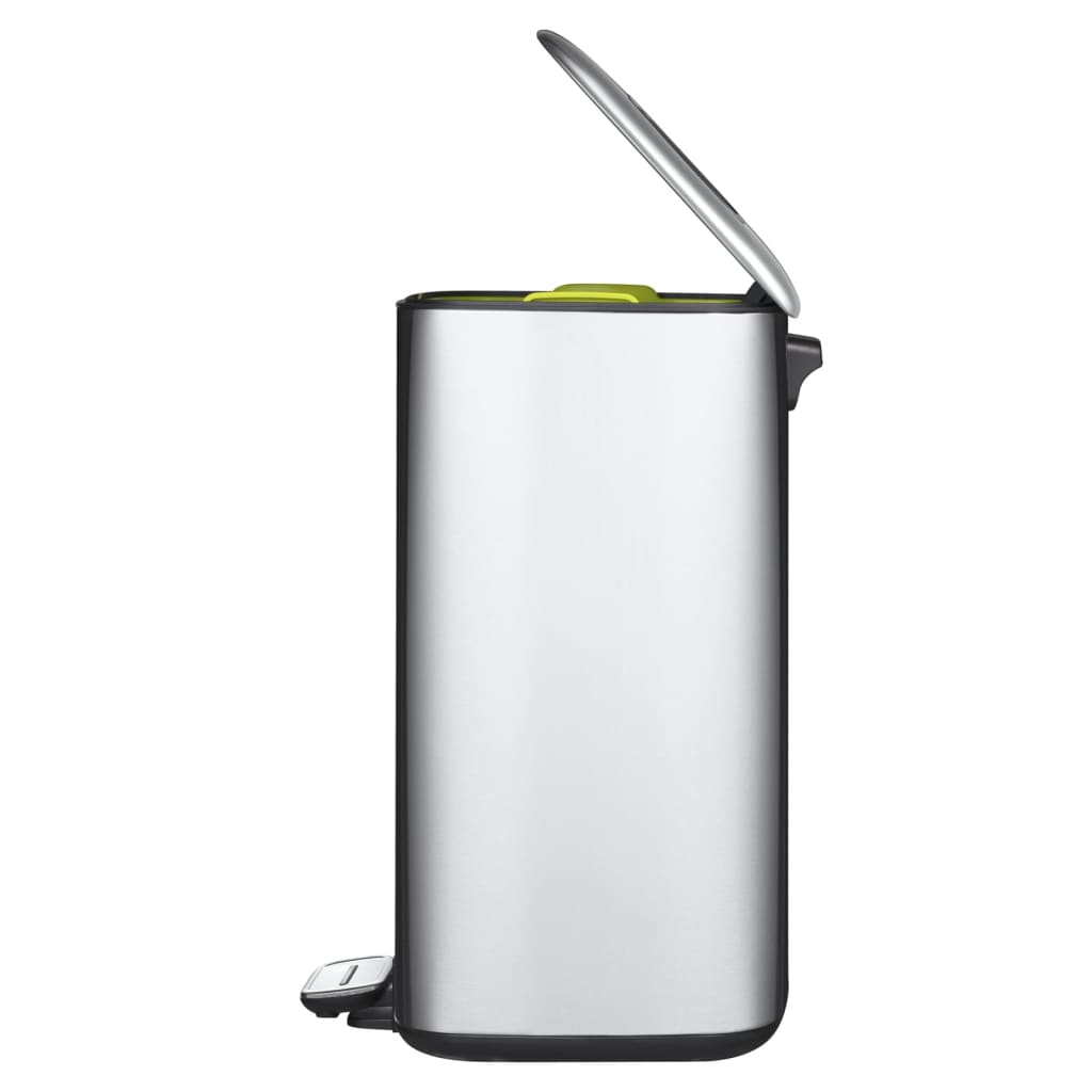 Pedal bin Regent 20 L matt silver