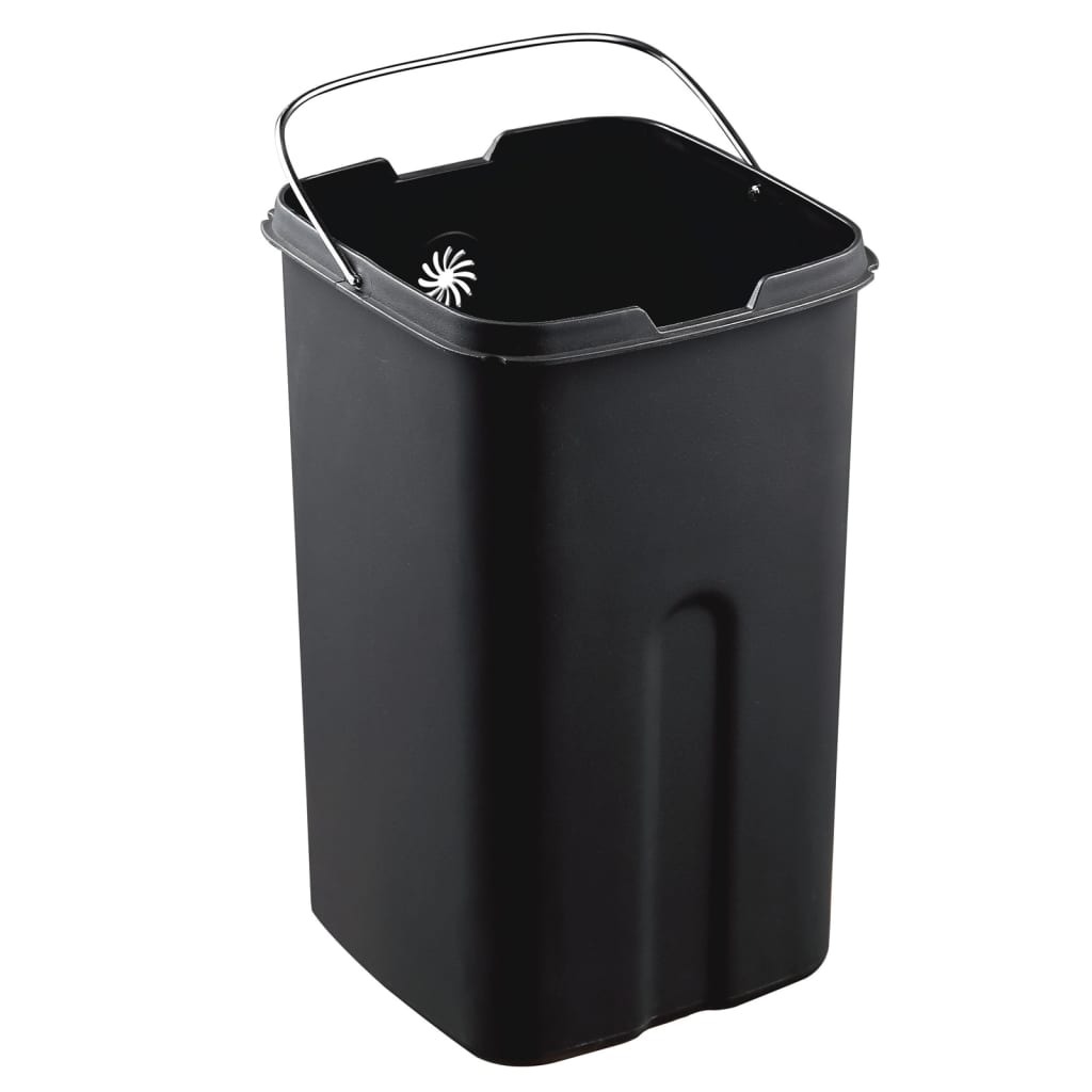 Waste bin Laguna 35 L Matt Silver