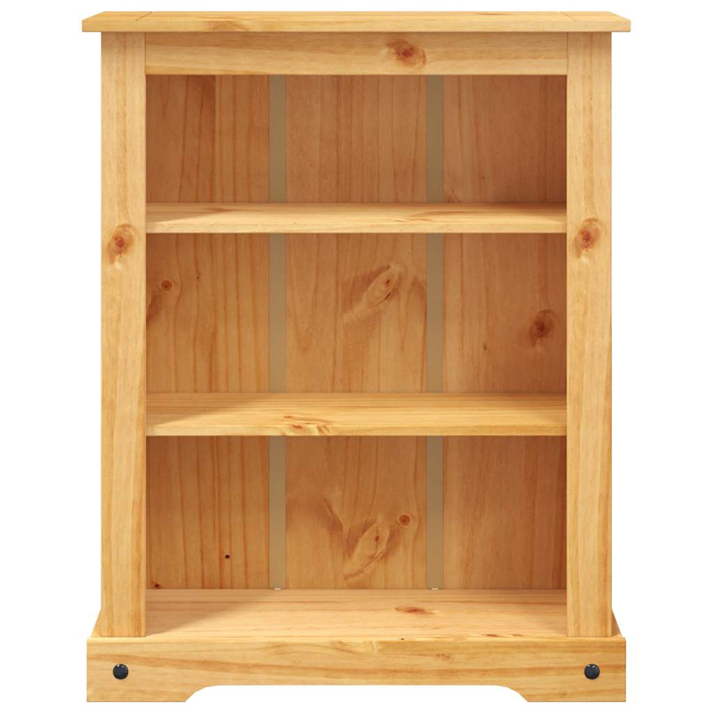 Bücherschrank 3 Fächer Mexiko-Stil Kiefernholz 80x29x100 cm