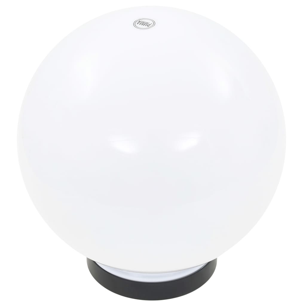 LED garden lights 2 pcs. Spherical 20 cm PMMA