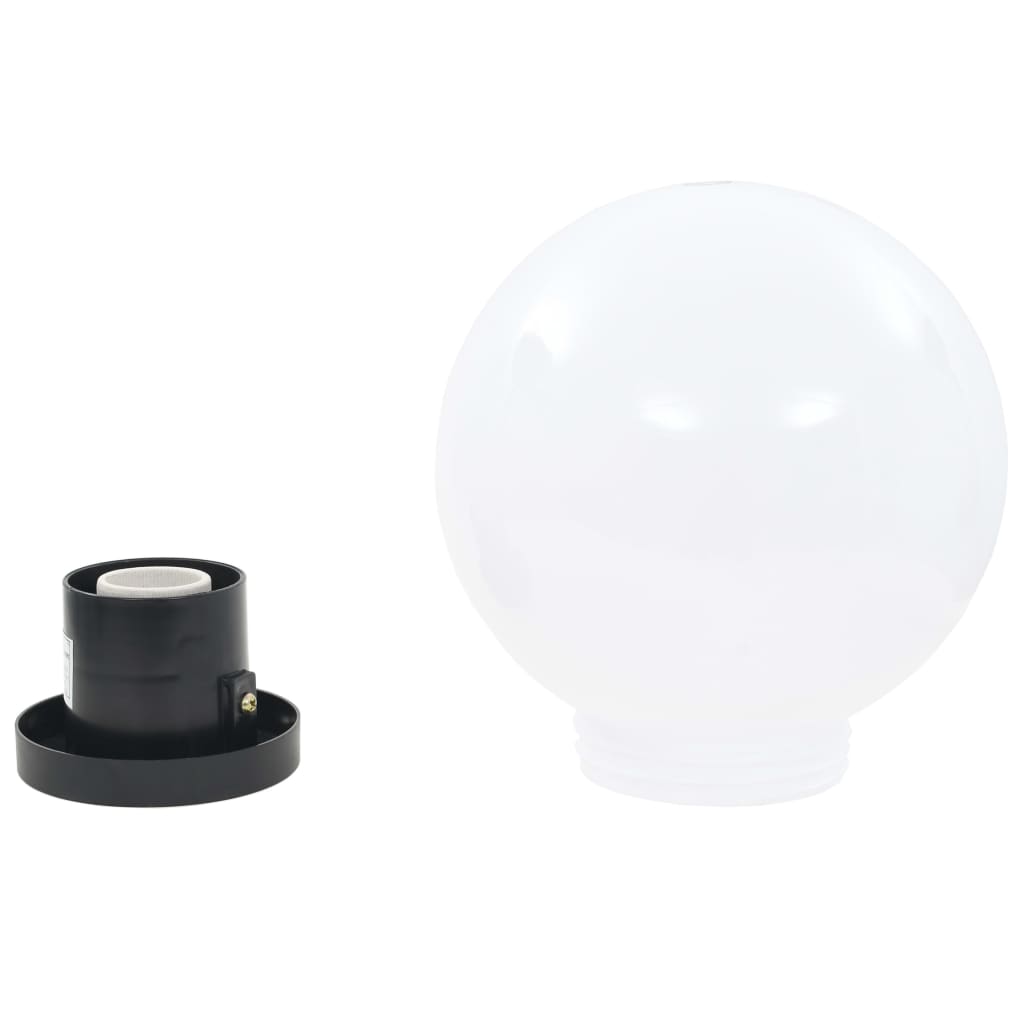 LED garden lights 2 pcs. Spherical 20 cm PMMA