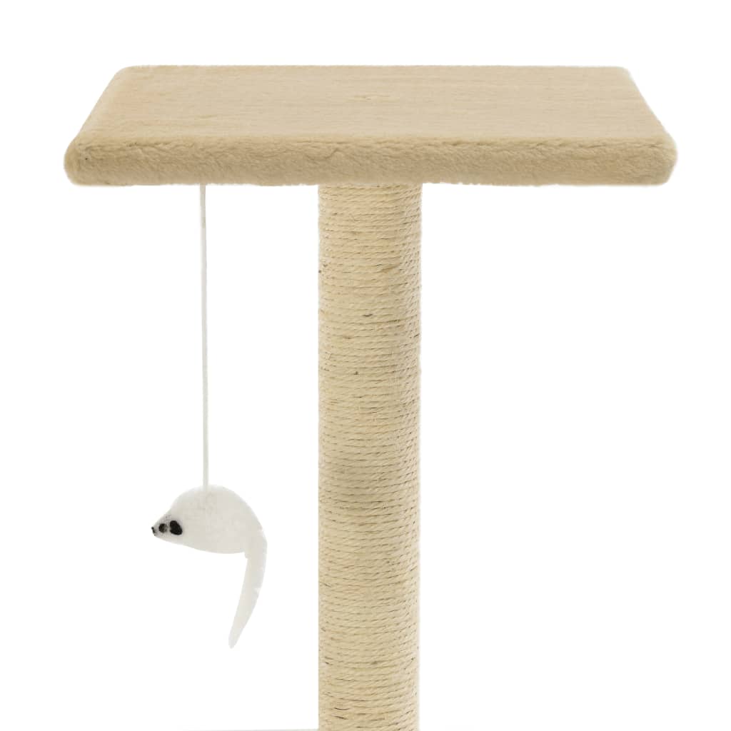 Katzen-Kratzbaum Sisal 95 cm Beige