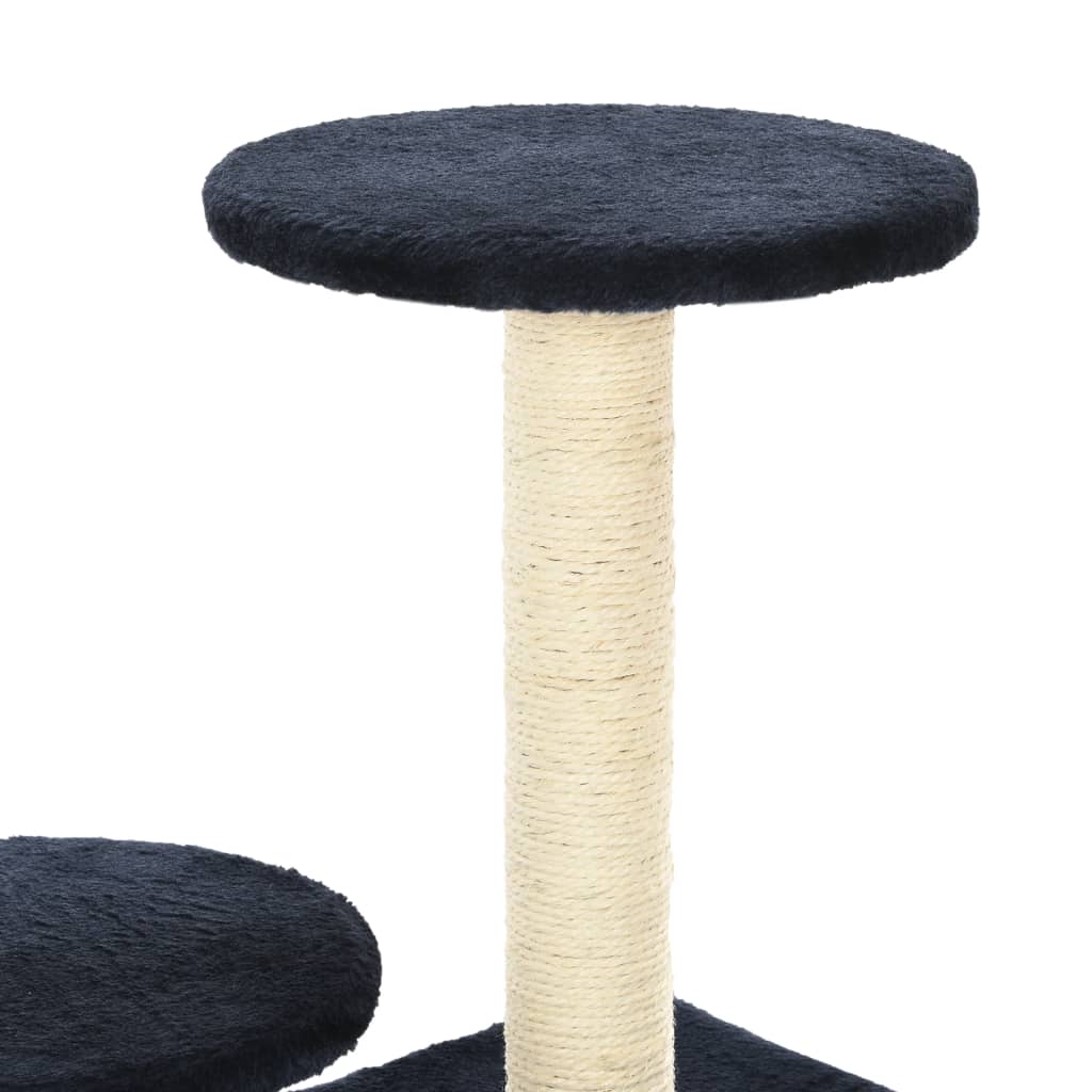 Katzen-Kratzbaum Sisal 60 cm Dunkelblau