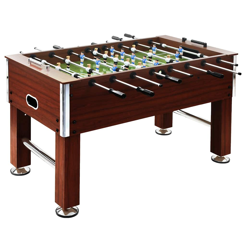 Soccer Table Steel 60 kg 140 x 74.5 x 87.5 cm Brown