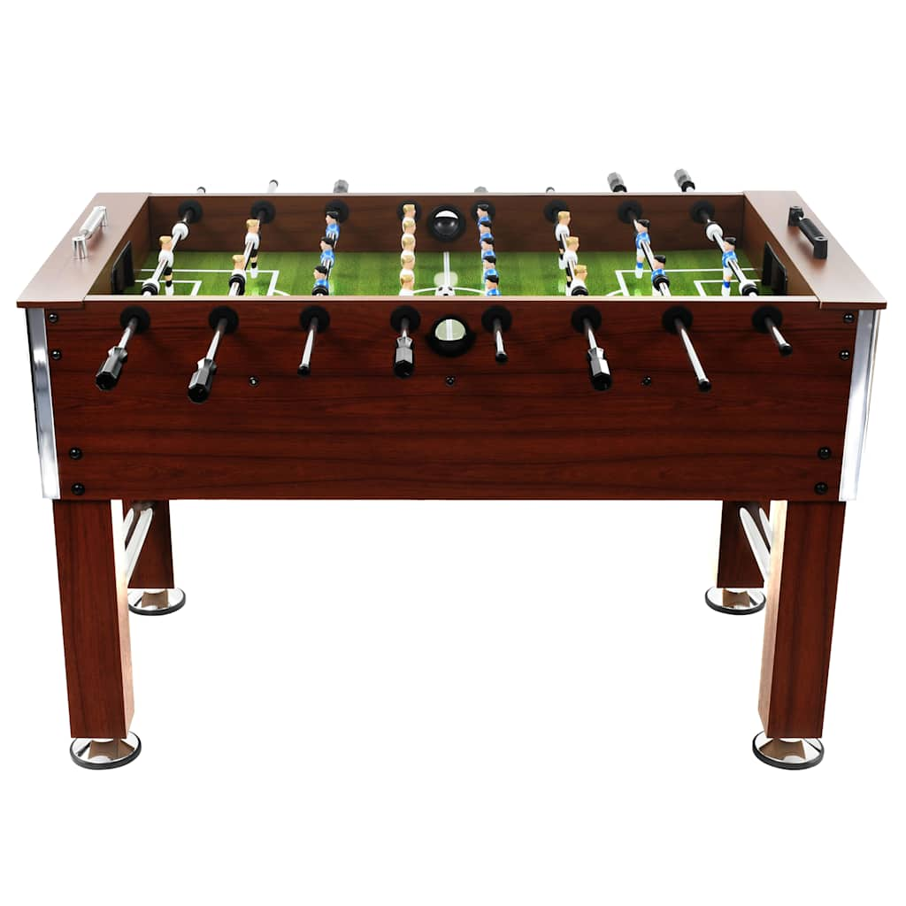 Soccer Table Steel 60 kg 140 x 74.5 x 87.5 cm Brown