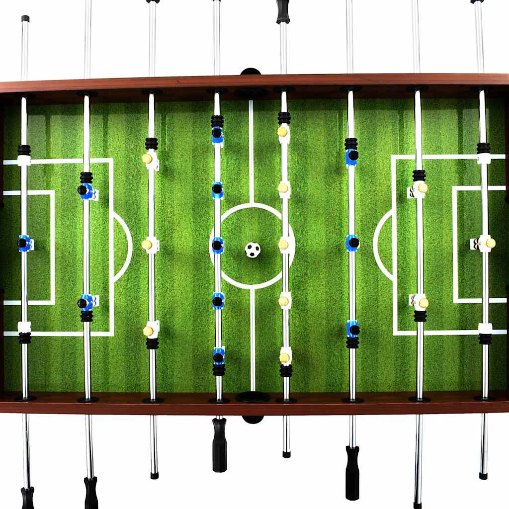 Soccer Table Steel 60 kg 140 x 74.5 x 87.5 cm Brown