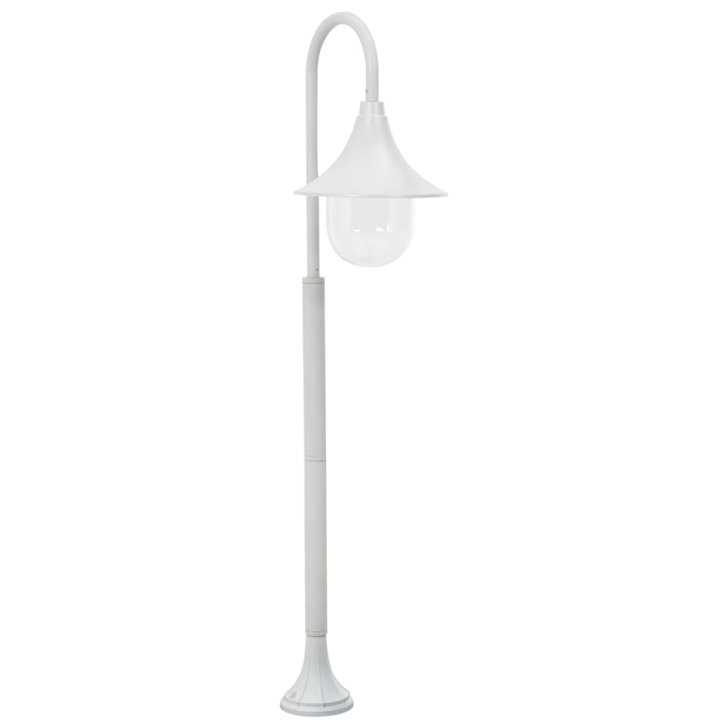 Garden Bollard Light E27 120 cm Aluminium White