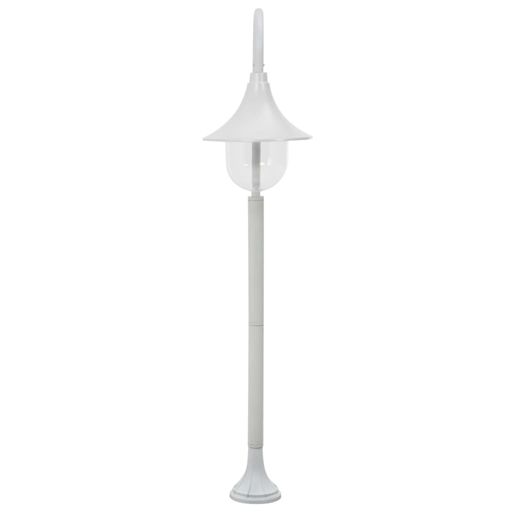 Garden Bollard Light E27 120 cm Aluminium White