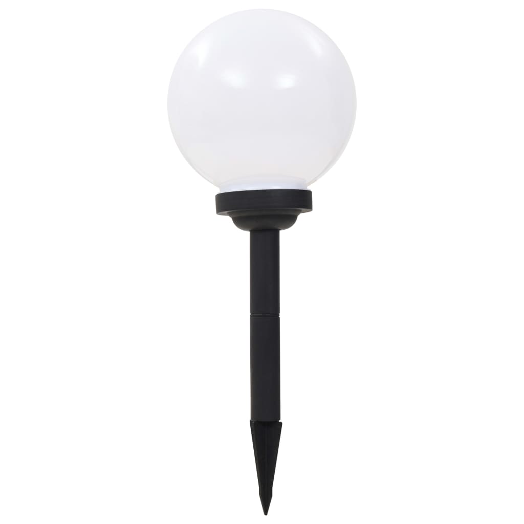 Outdoor Solar Lights 3 Pieces LED Spherical 20 cm RGB