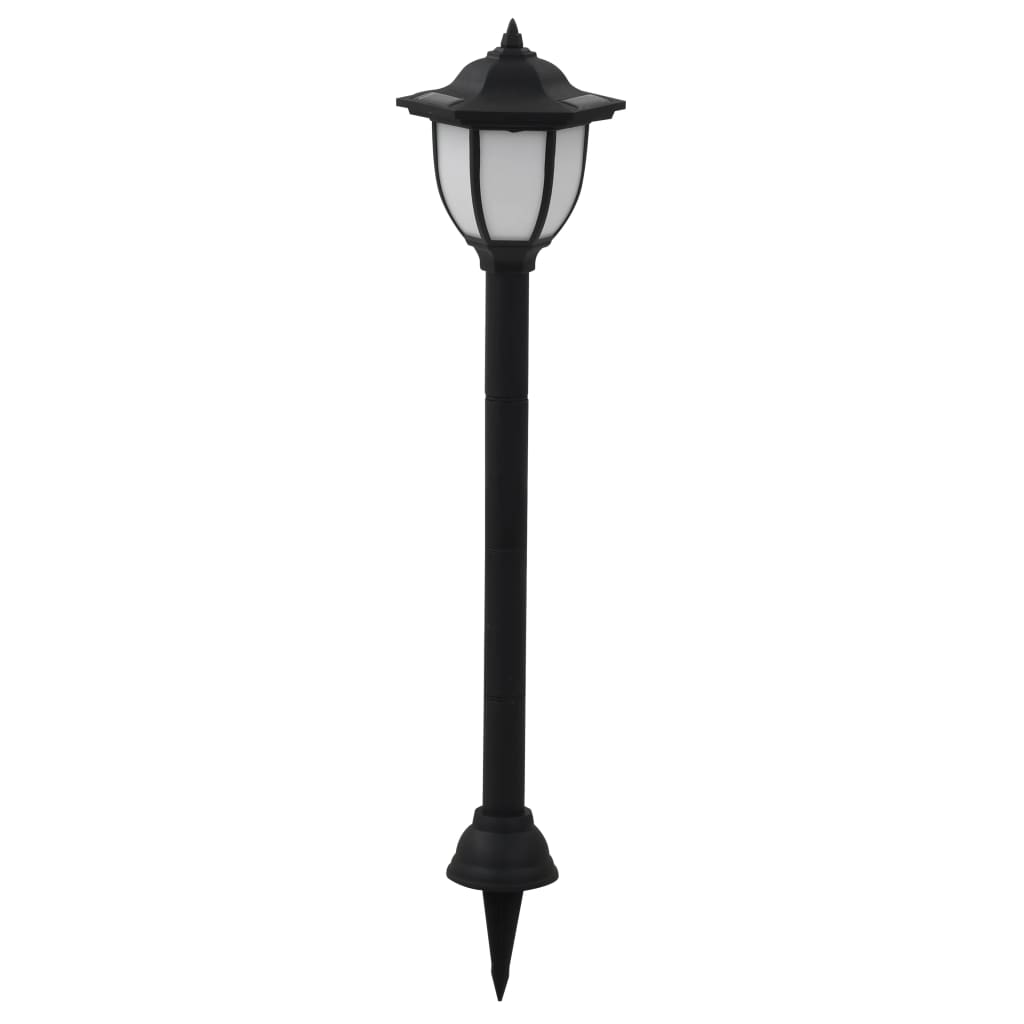 Outdoor Solar Lights 3 Pieces LED Black