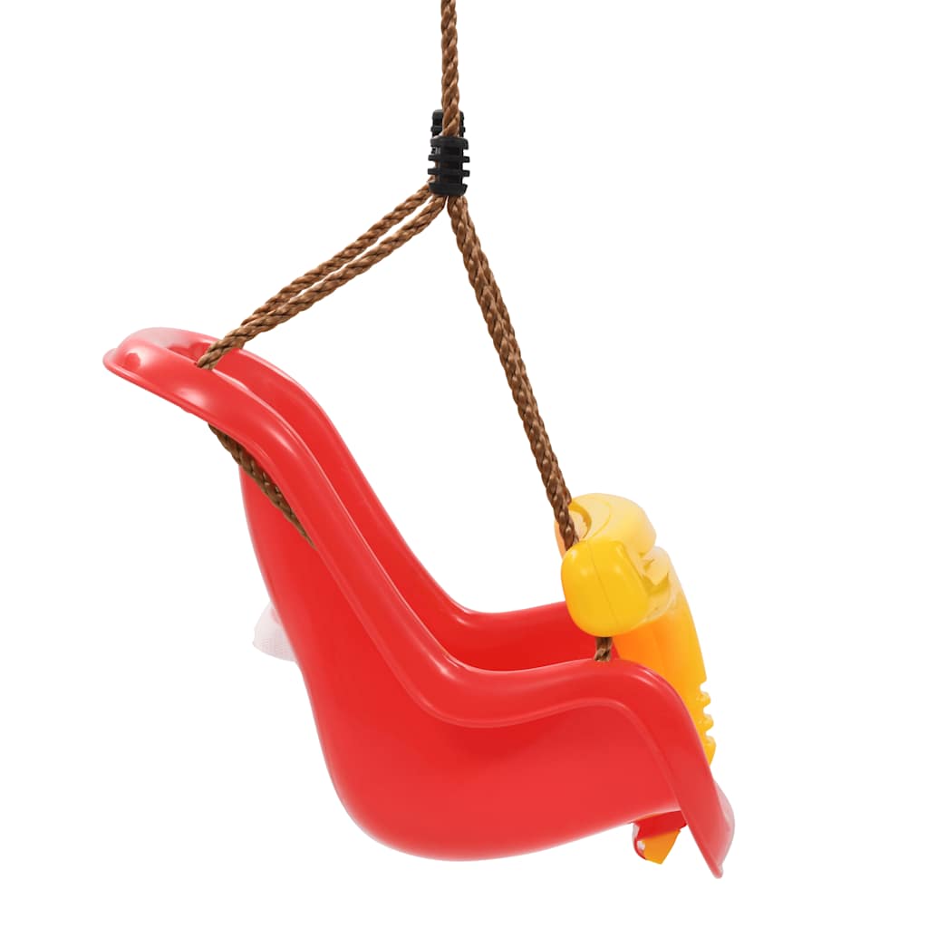 Baby Swing with Safety Belt PP Red