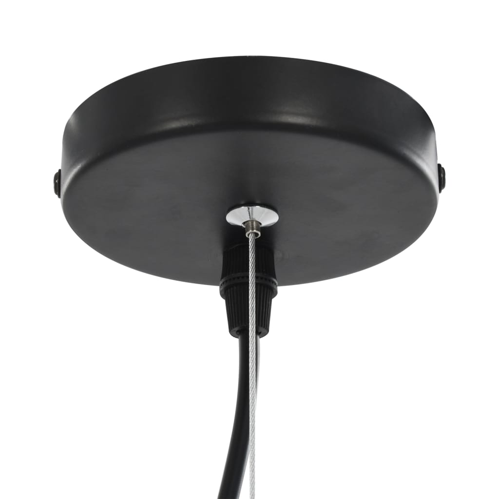 Ceiling lights 2 pcs. Black and gold hemispherical 40cm E27