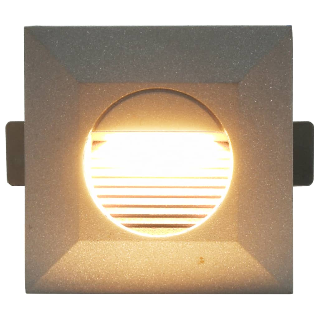 Außenwandleuchten 6 Stk. LED 5 W Silbern Quadratisch