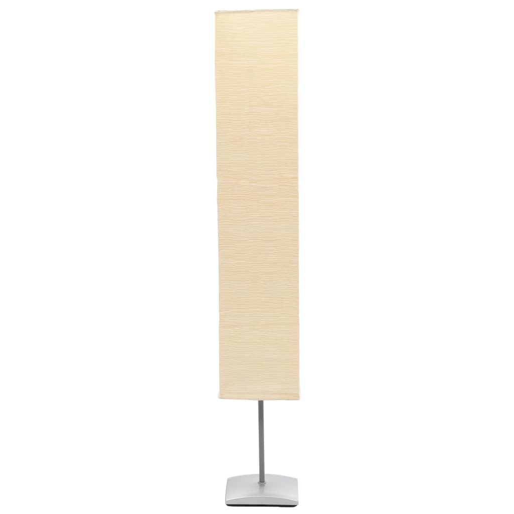 Floor Lamp with Steel Stand 135 cm Beige