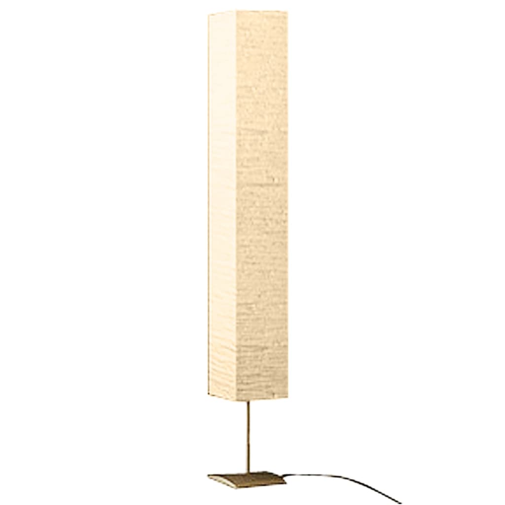 Floor Lamp with Steel Stand 170 cm Beige