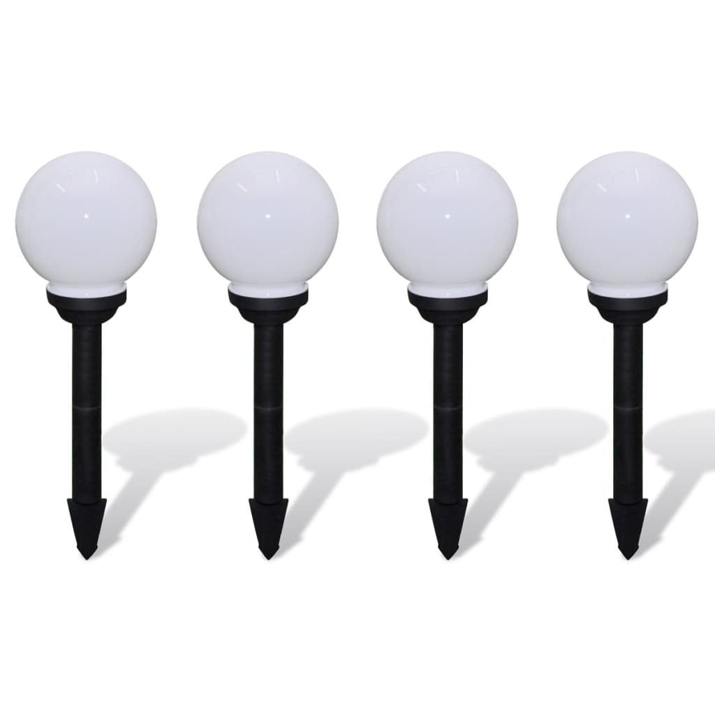 Path lights 4 pcs. LED 15 cm with ground spike