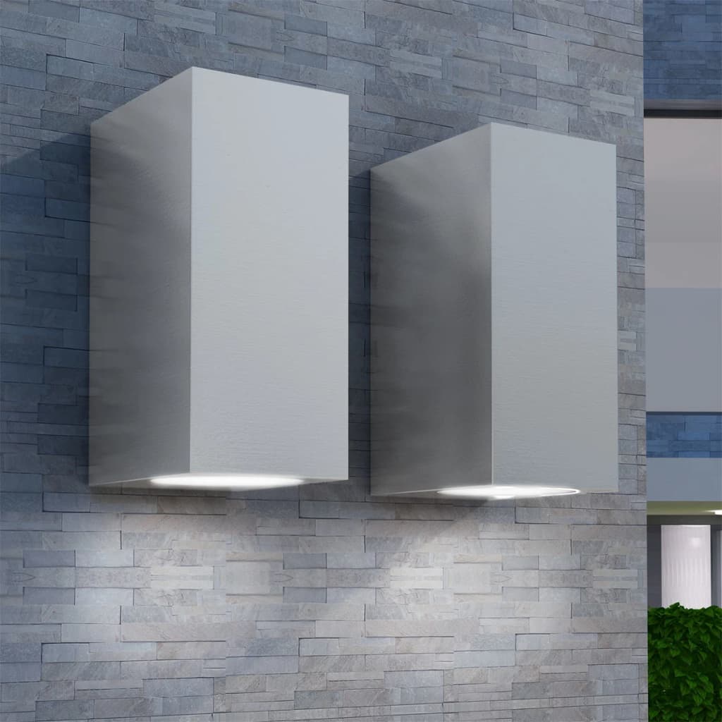 Outdoor wall lamp 2 pieces Lights up and down