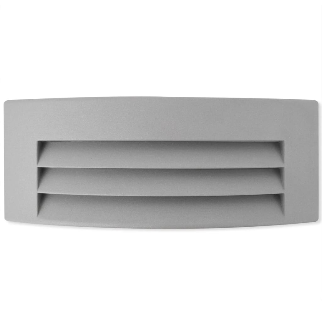 outdoor wall light light gray aluminum