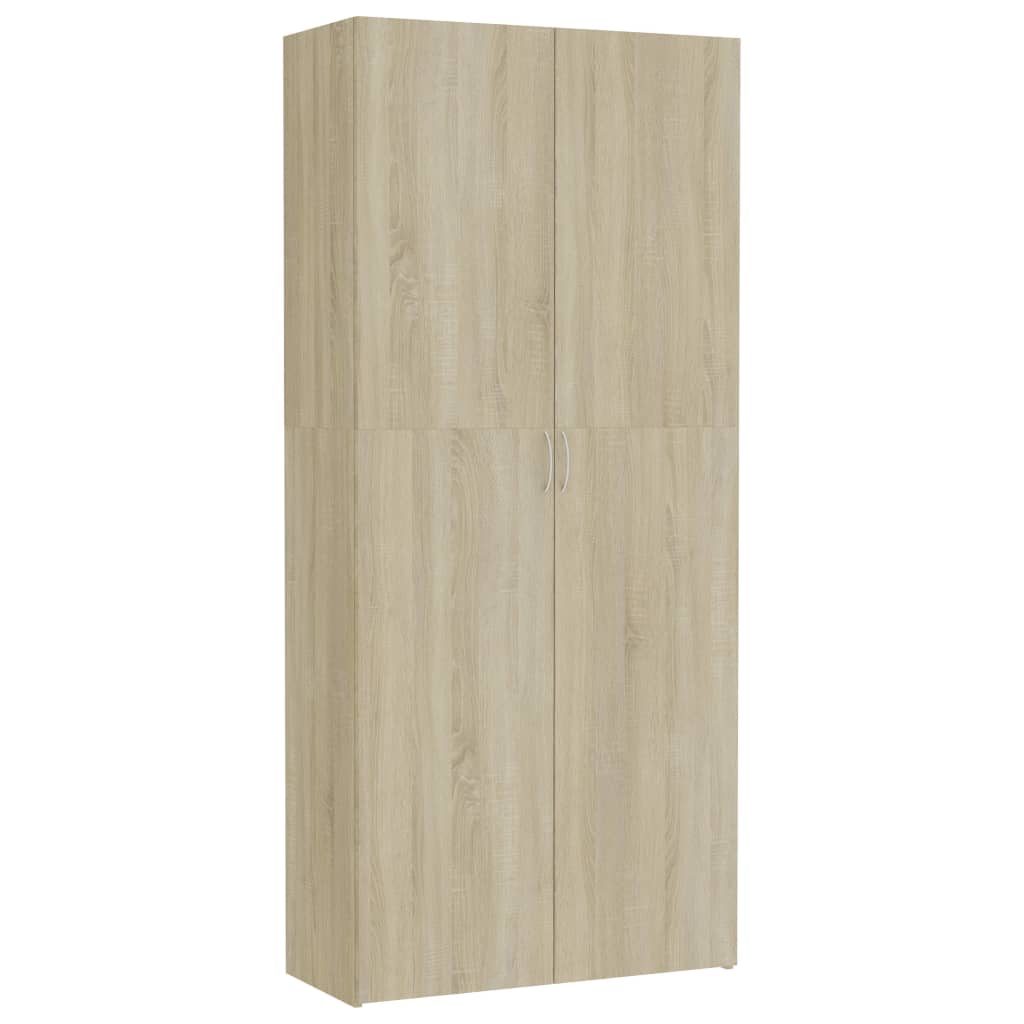 Lagerschrank Sonoma-Eiche 80x35,5x180 cm Holzwerkstoff