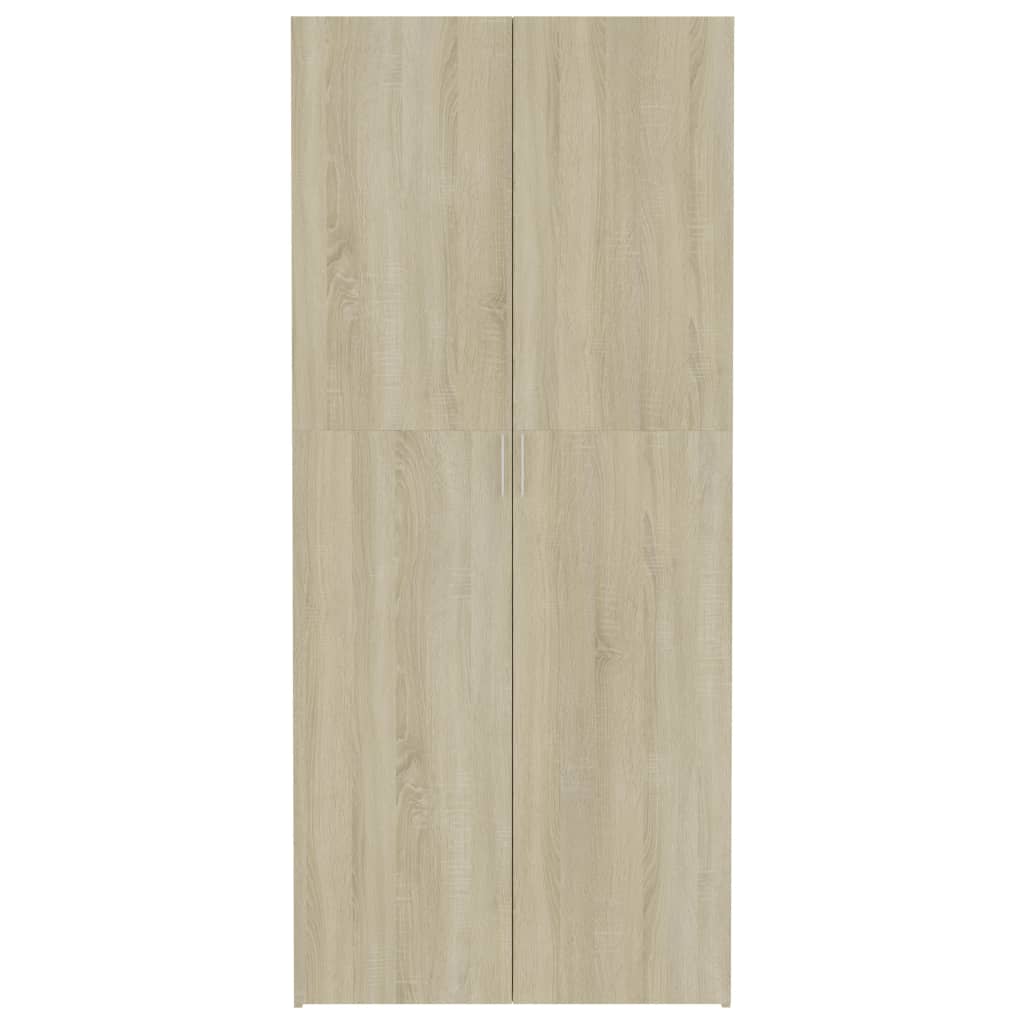 Lagerschrank Sonoma-Eiche 80x35,5x180 cm Holzwerkstoff