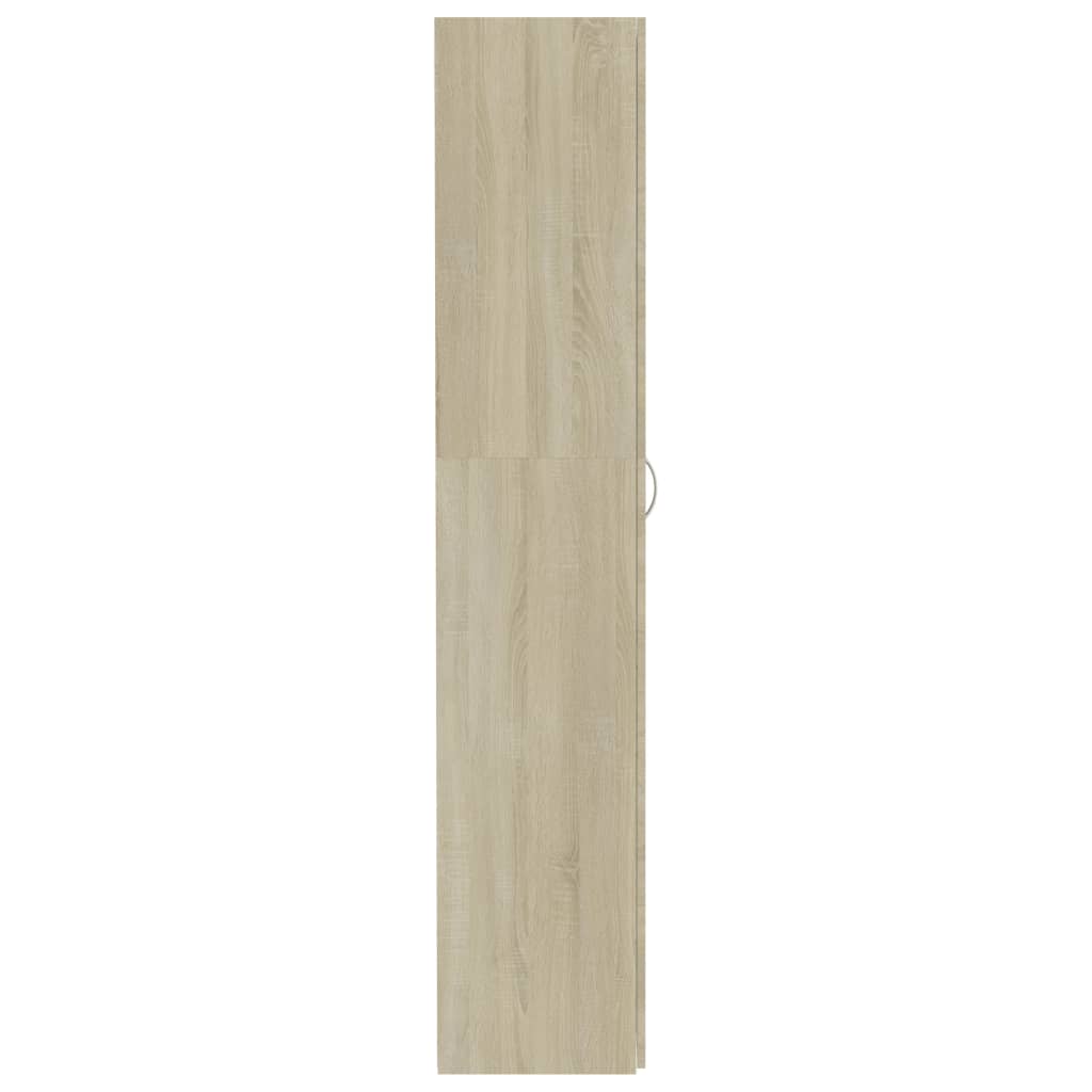 Lagerschrank Sonoma-Eiche 80x35,5x180 cm Holzwerkstoff