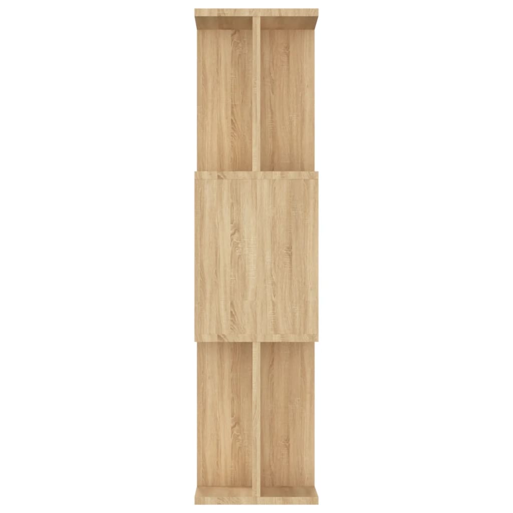 Bookshelf/Room Divider Sonoma Oak 80x24x96 cm Wood Material