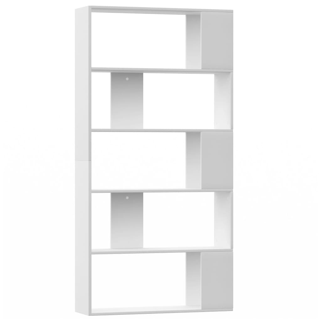 Bookshelf/Room Divider White 80x24x159 cm Wood Material