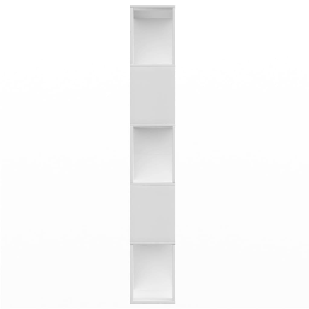 Bookshelf/Room Divider White 80x24x159 cm Wood Material