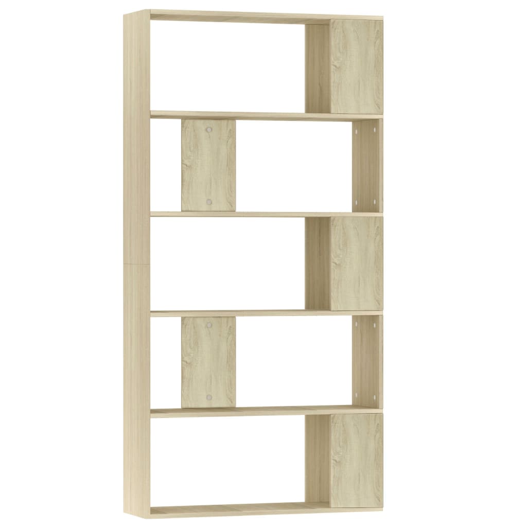 Bookshelf/Room Divider Sonoma Oak 80x24x159 cm Wood Material