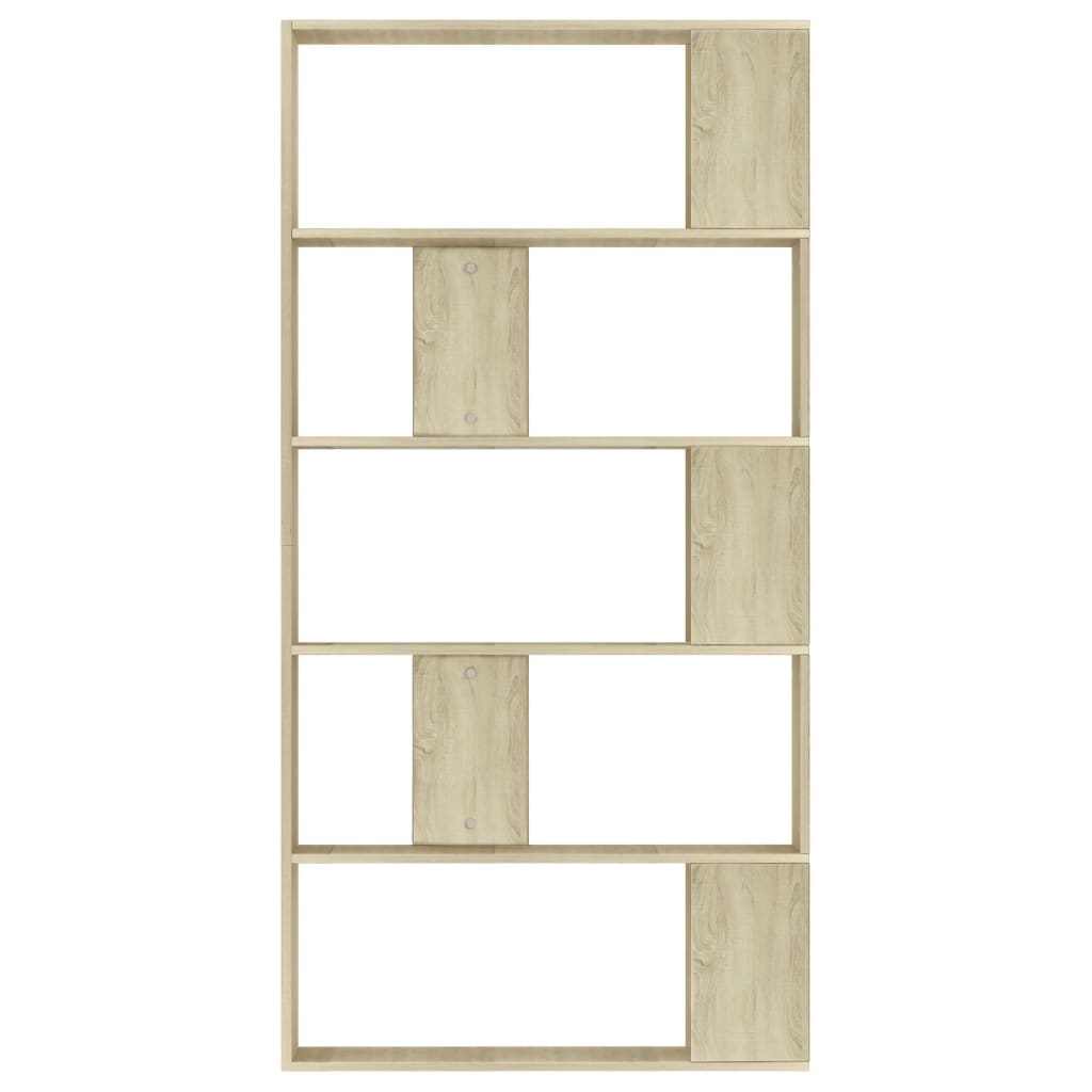 Bookshelf/Room Divider Sonoma Oak 80x24x159 cm Wood Material