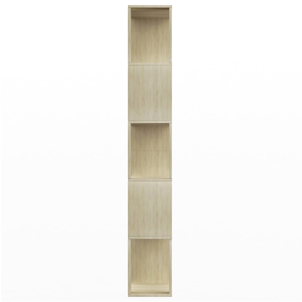 Bookshelf/Room Divider Sonoma Oak 80x24x159 cm Wood Material