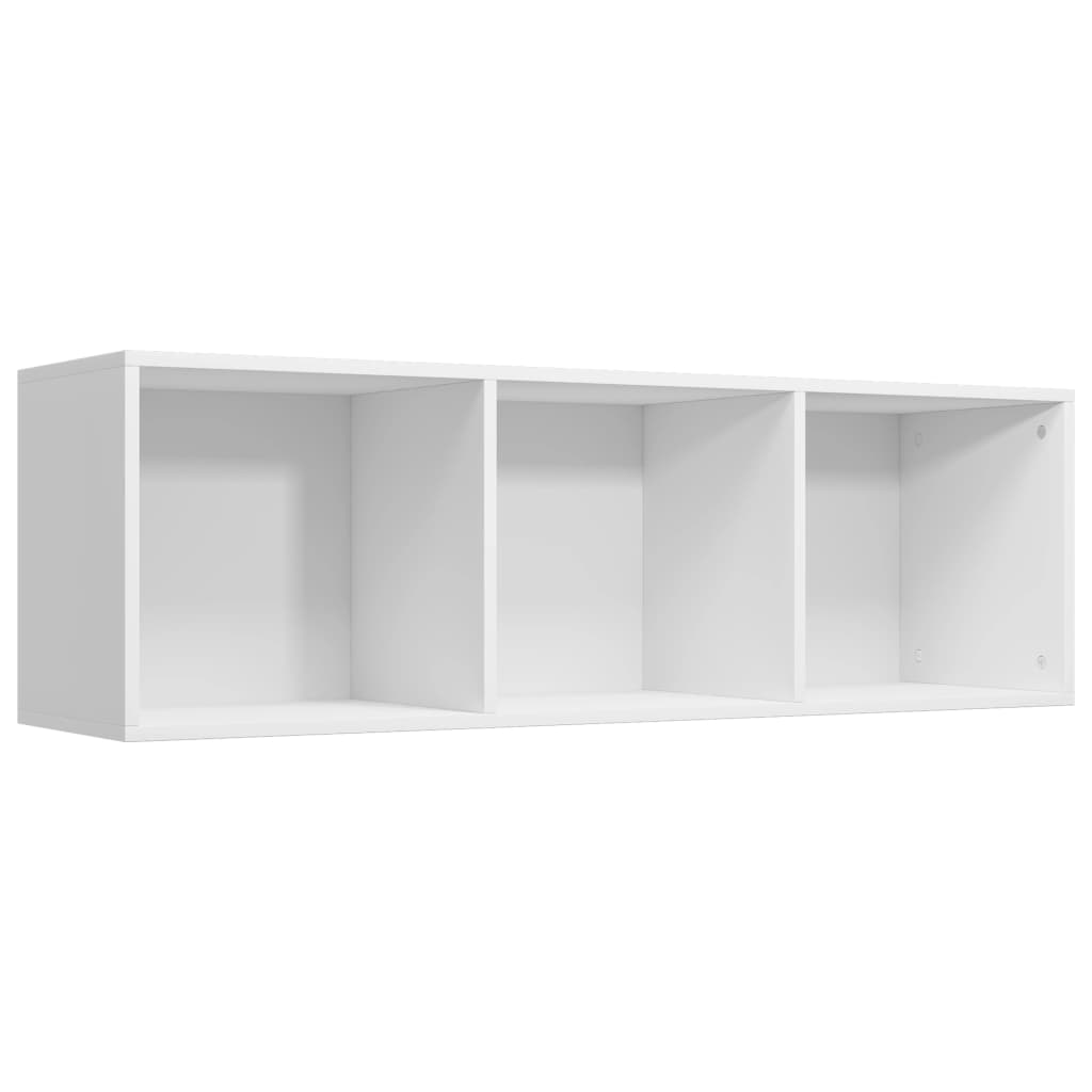 Bücherregal/TV-Schrank Weiß 36x30x114 cm Holzwerkstoff