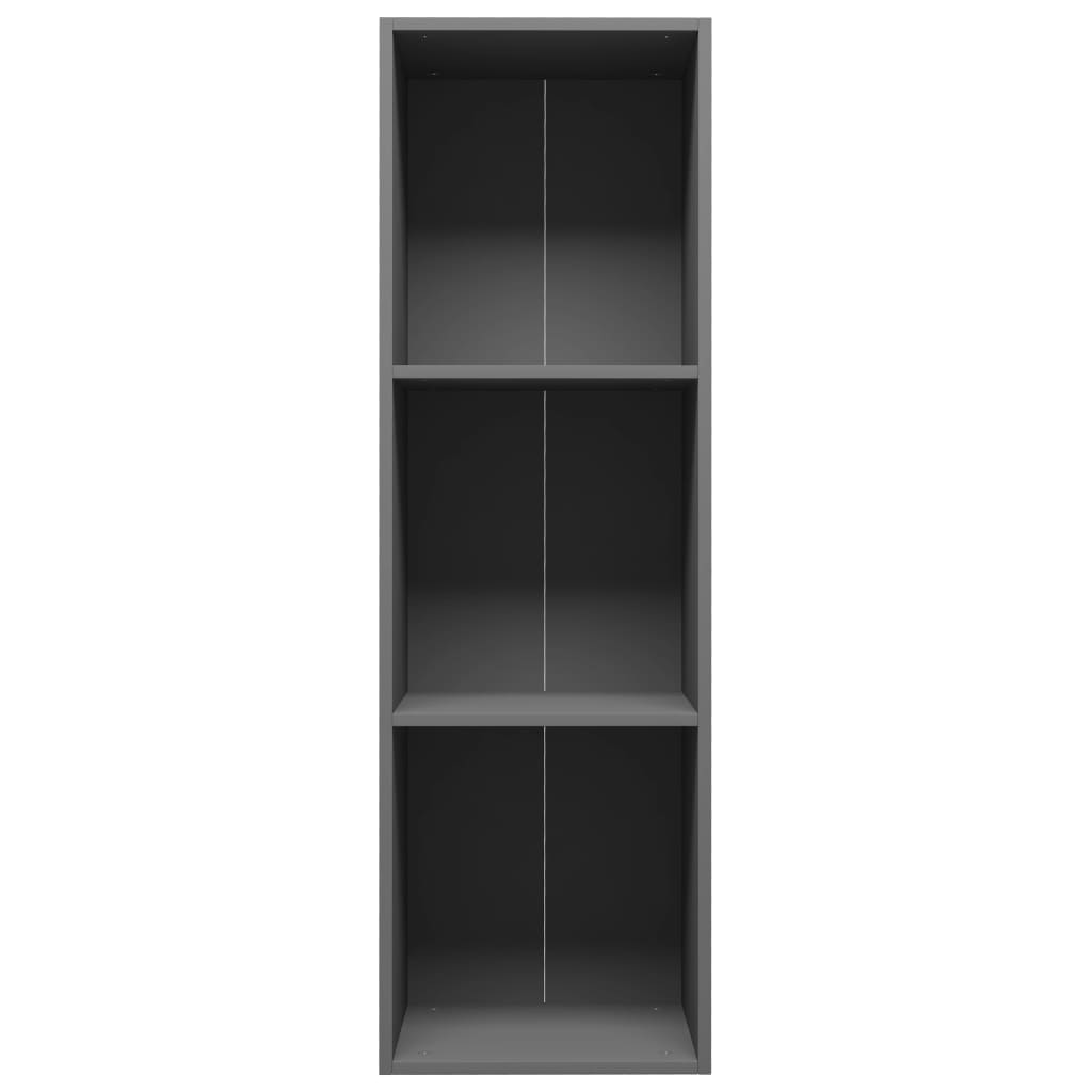 Bookcase/TV Cabinet Grey 36x30x114 cm Wood Material