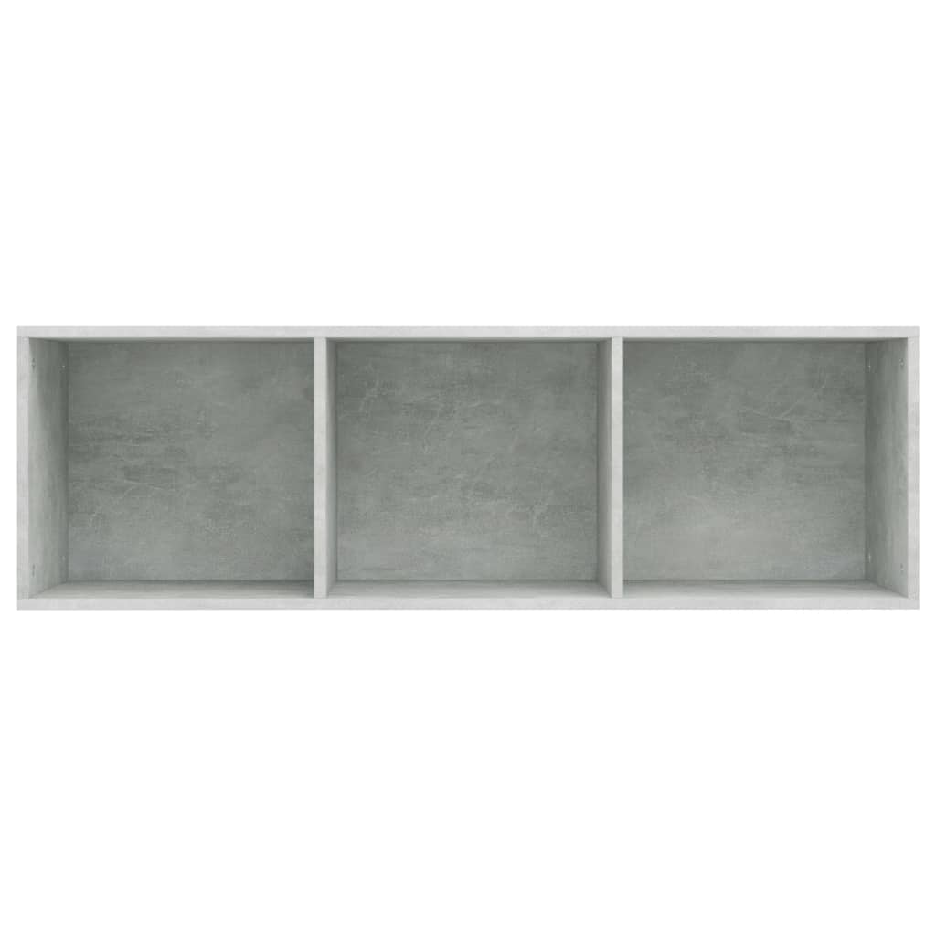 Bookcase/TV Cabinet Concrete Grey 36x30x114 cm Wood Material