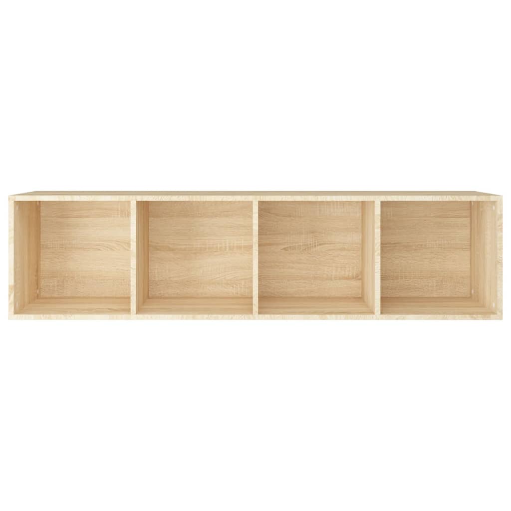 Bookcase/TV Cabinet Sonoma Oak 36x30x143 cm Wood Material