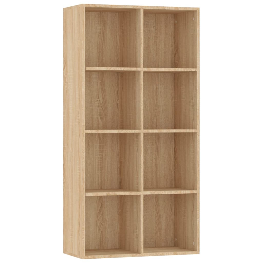 Bücherregal/Sideboard Sonoma-Eiche 66×30×130 cm Holzwerkstoff