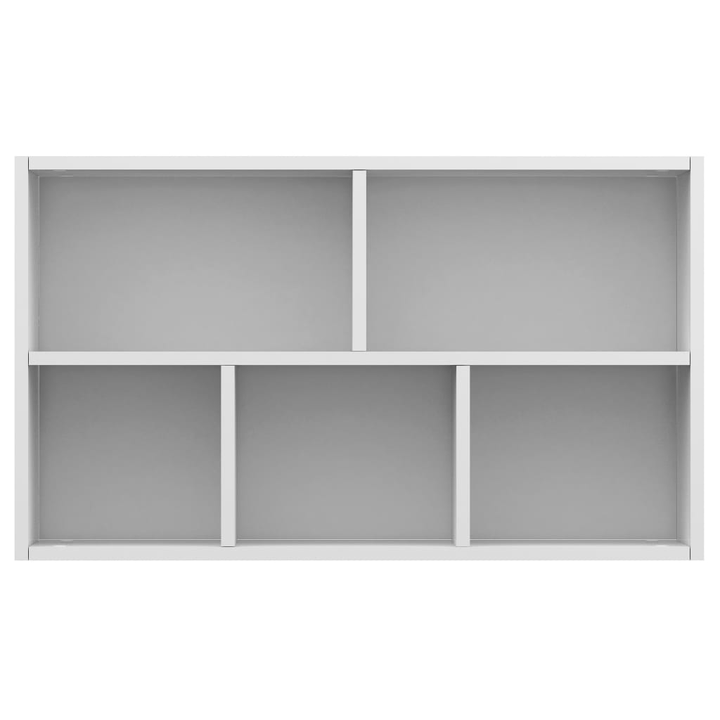 Bookcase/Sideboard White 50x25x80 cm Wood Material