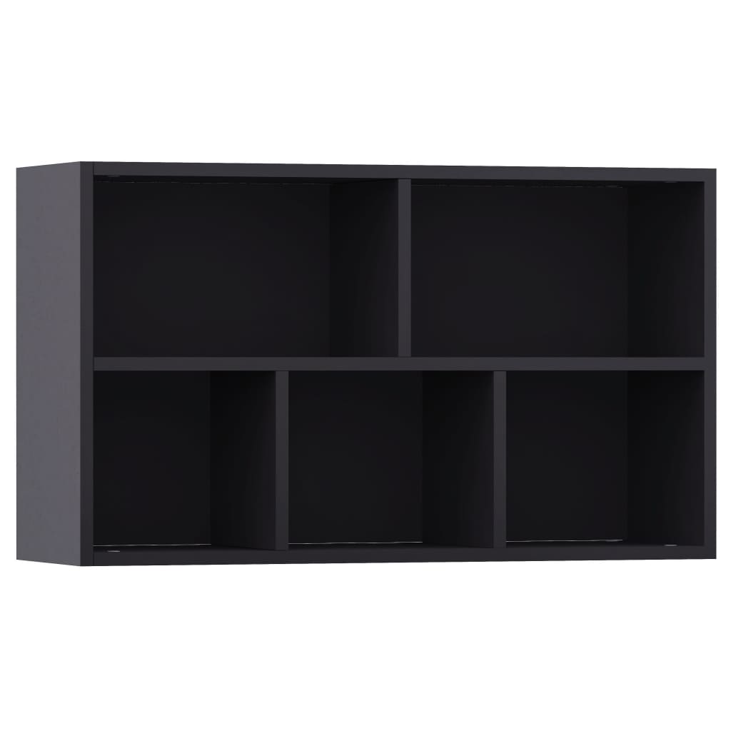 Bookshelf/Sideboard Grey 50x25x80 cm Wood Material