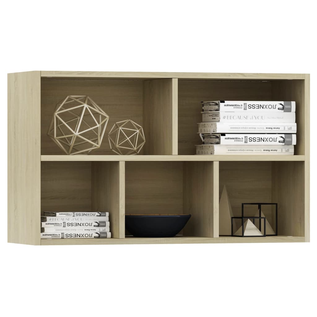 Bookshelf/Sideboard Sonoma Oak 50x25x80 cm Wood Material