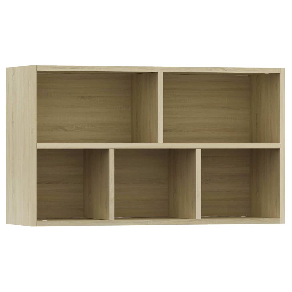 Bookshelf/Sideboard Sonoma Oak 50x25x80 cm Wood Material