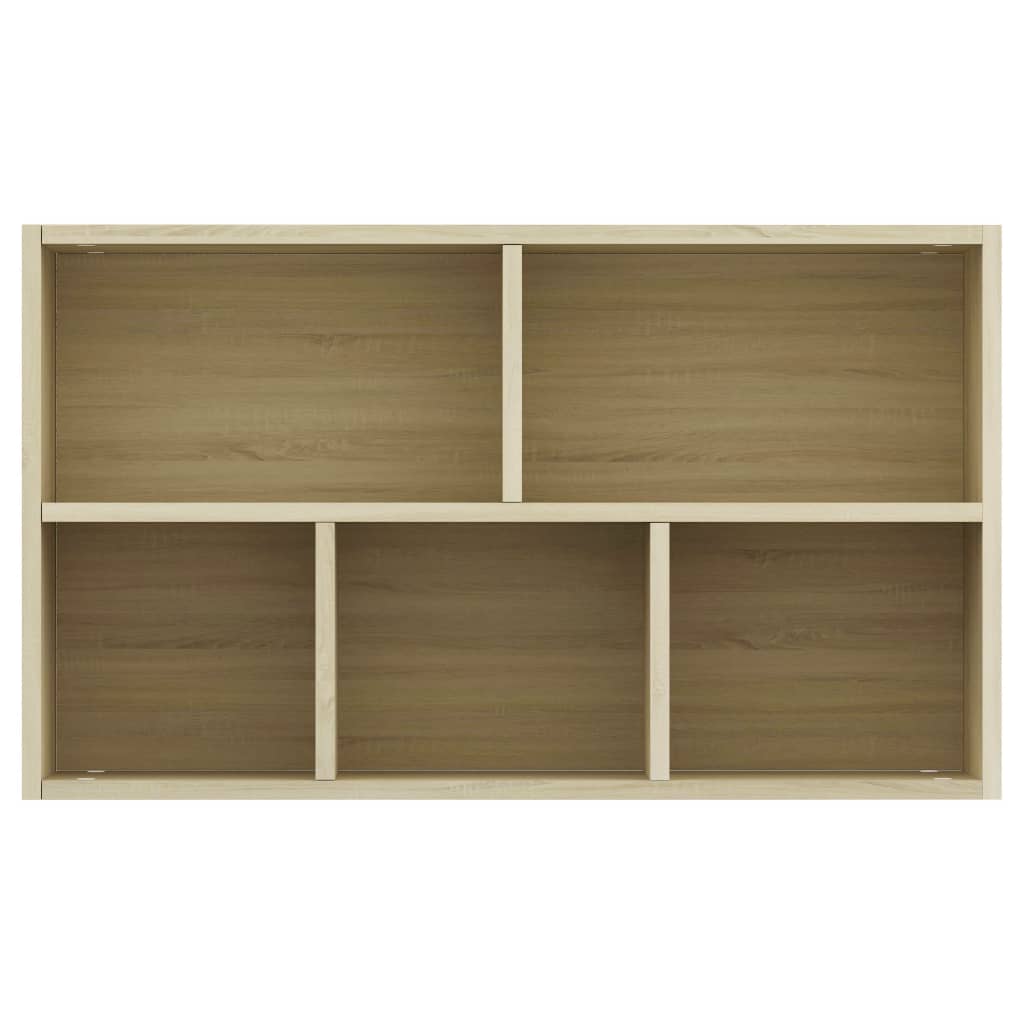 Bookshelf/Sideboard Sonoma Oak 50x25x80 cm Wood Material