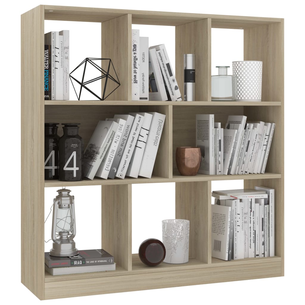 Bookshelf Sonoma Oak 97.5x29.5x100 cm Wood Material