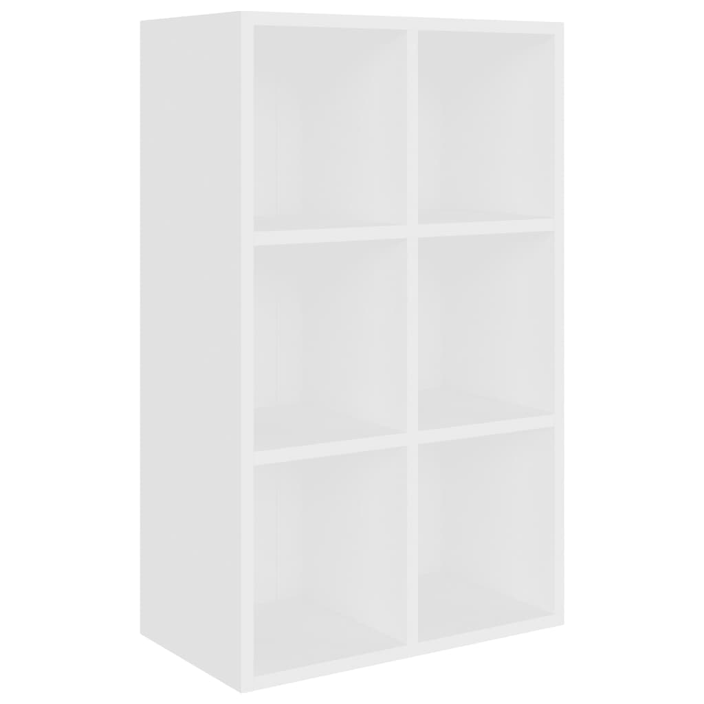 Bookcase/Sideboard White 66x30x98 cm Wood Material