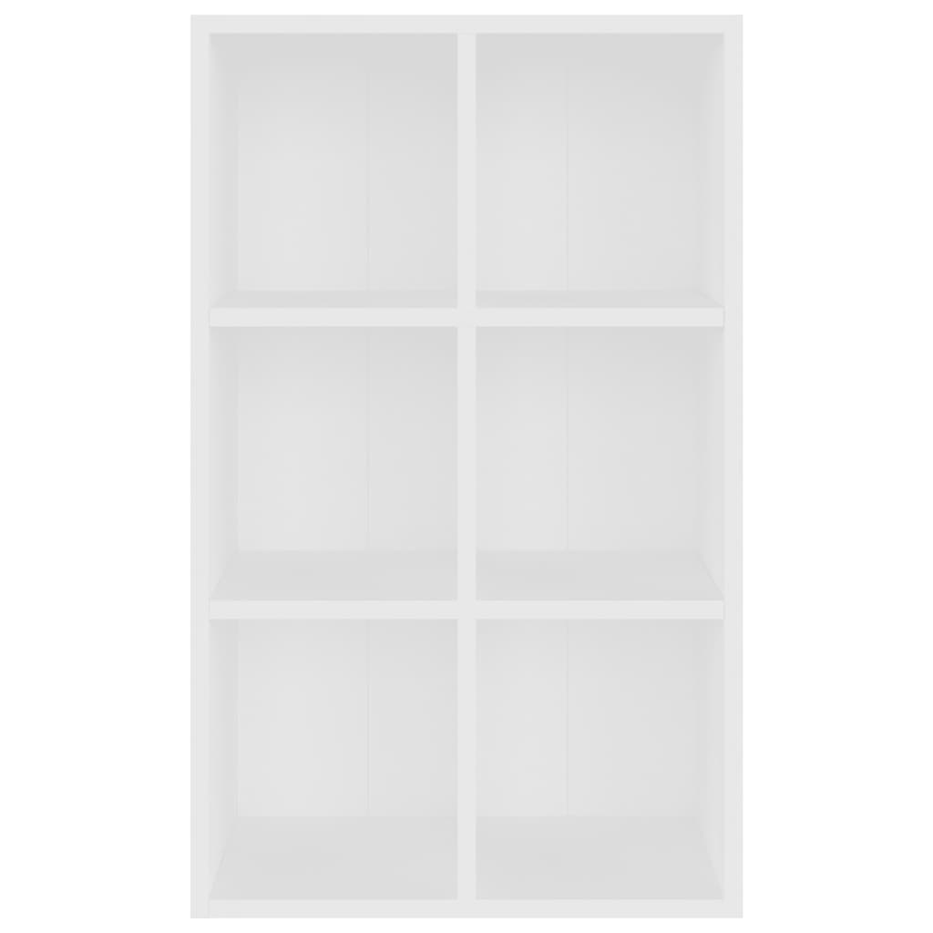 Bookcase/Sideboard White 66x30x98 cm Wood Material