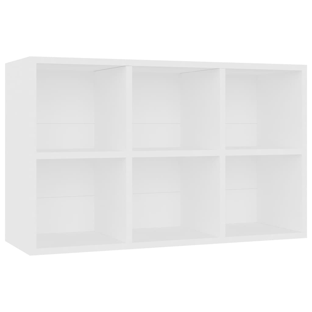 Bookcase/Sideboard White 66x30x98 cm Wood Material