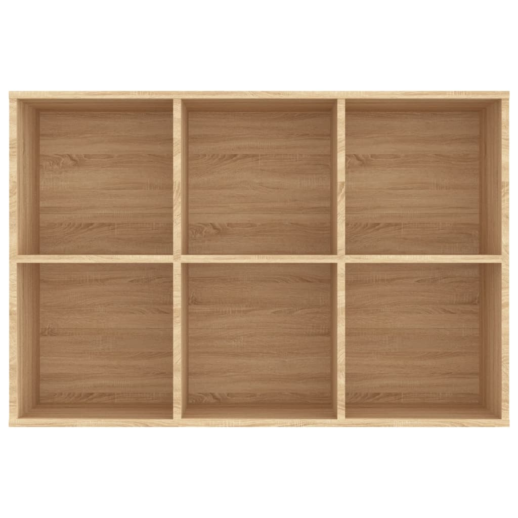 Bücherregal/Sideboard Sonoma-Eiche 66x30x98 cm Holzwerkstoff