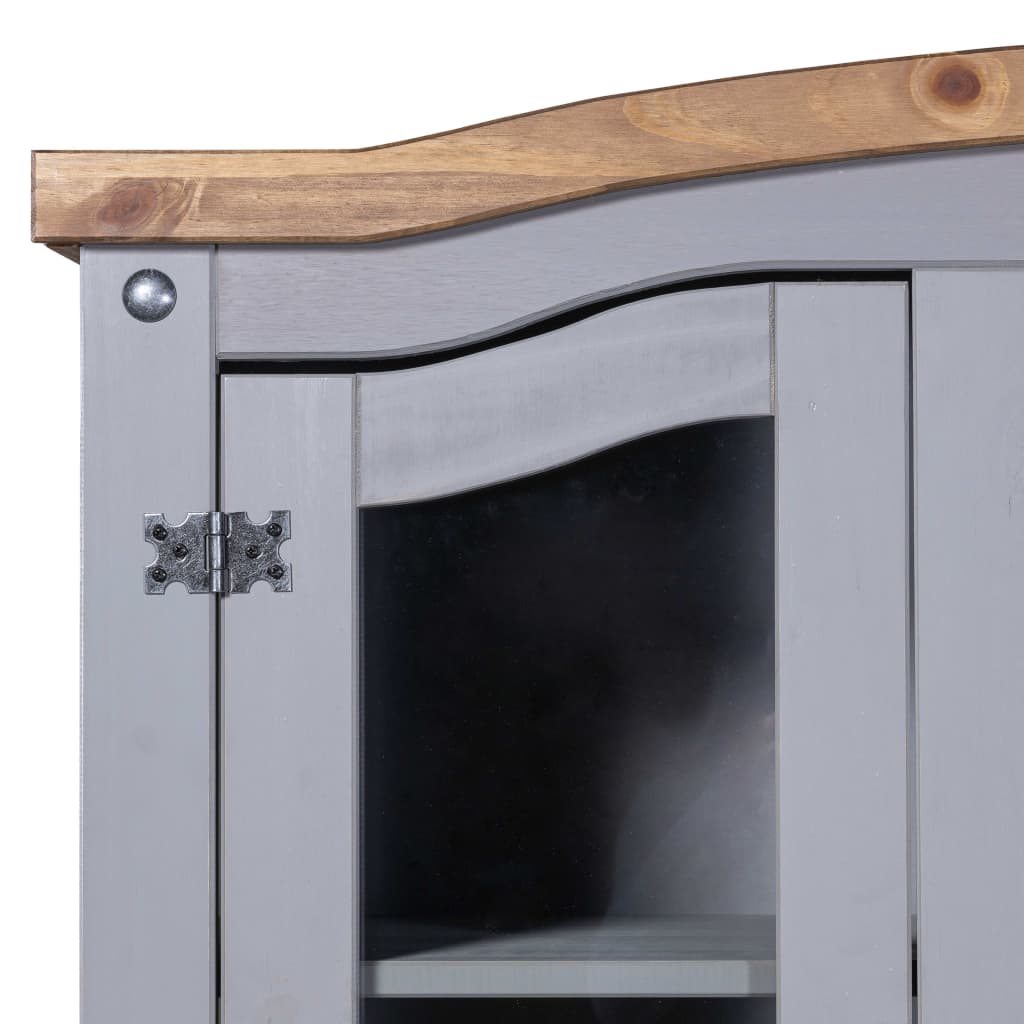 Buffetschrank Mexiko-Stil Kiefer Corona Grau