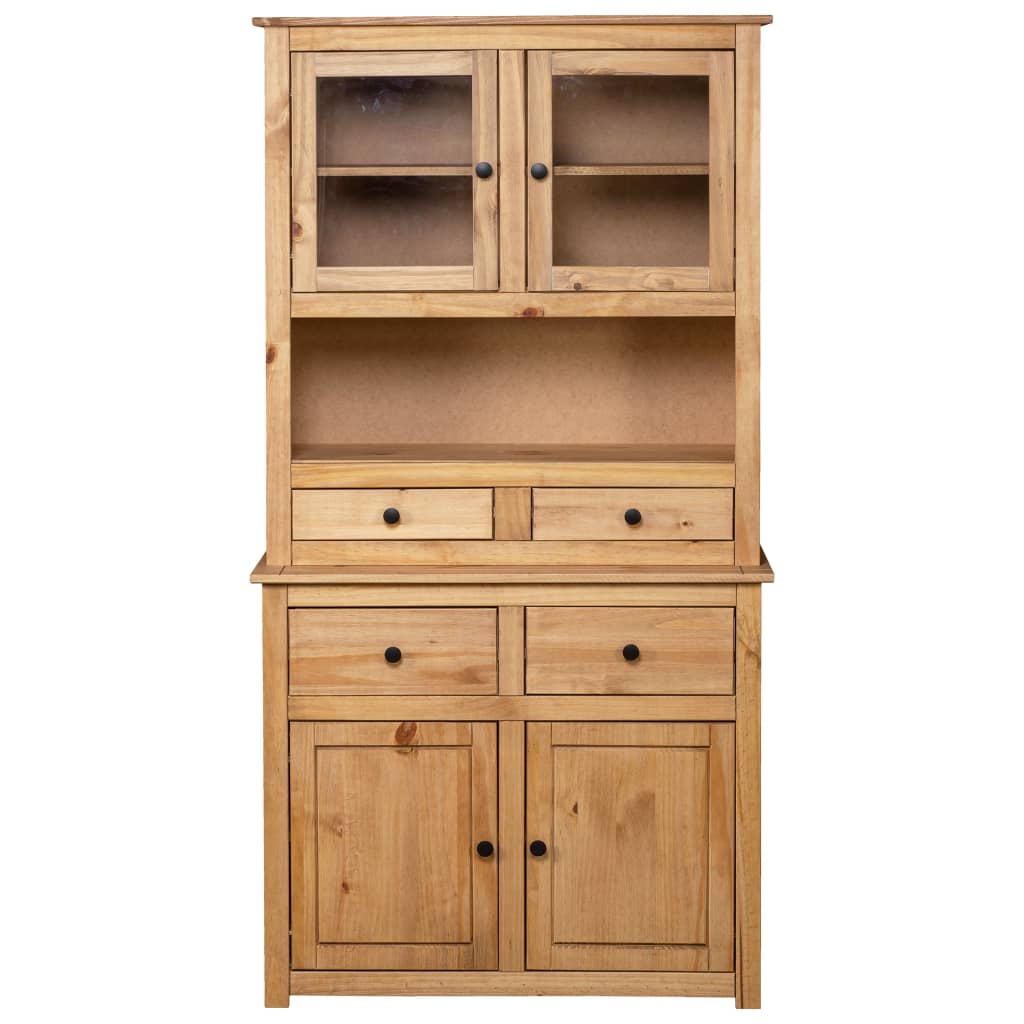 Highboard 93x40,5x180 cm Kiefernholz Panama